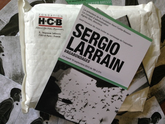 Invitations pour le vernissage de l'exposition de Sergio Larrain à la Fondation HCB