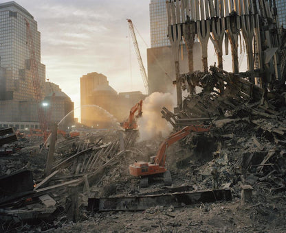 Inside the pile, looking west, NYC 2001 - Wombat - The Photography and Art Box